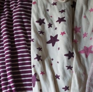 Lot of 6 Hanna Andersson Baby Gowns.